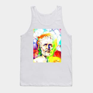 Lucius Annaeus Seneca Colourful Portrait | Lucius Annaeus Seneca Artwork 11 Tank Top